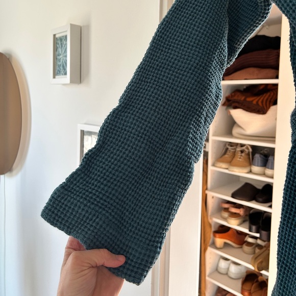 Coyuchi Robe pacific blue - Picture 2 of 5